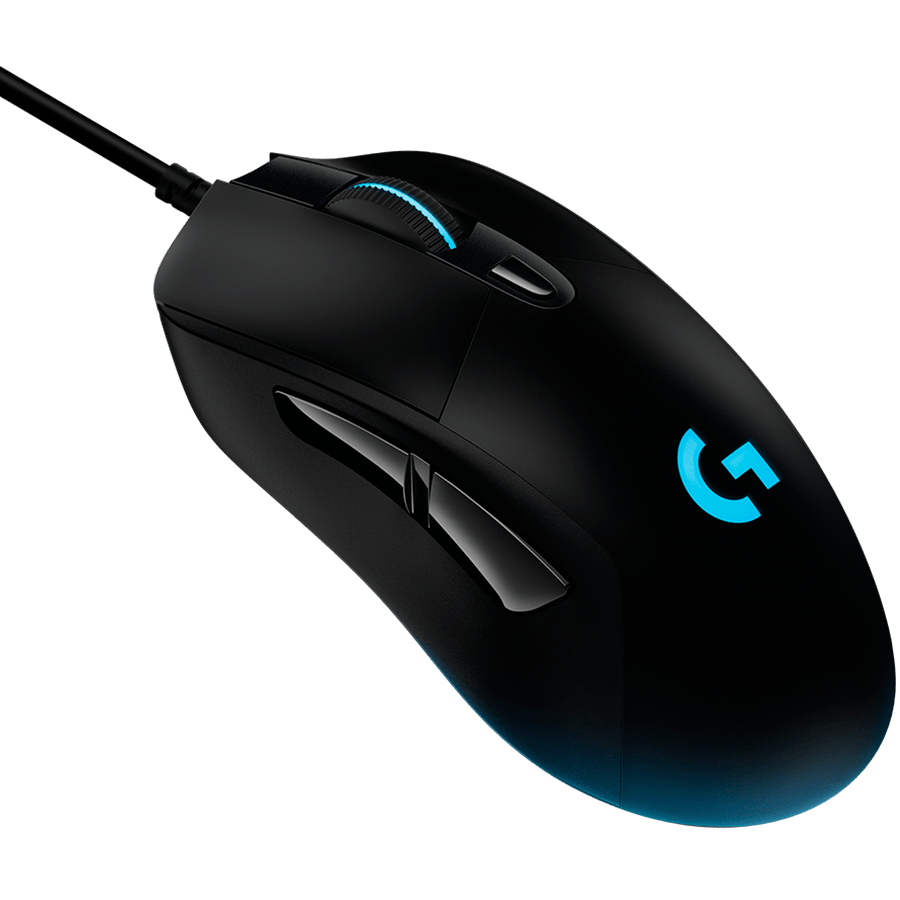 Logitech G403 HERO LIGHTSYNC Corded Gaming Mouse - BLACK - USB - EER2