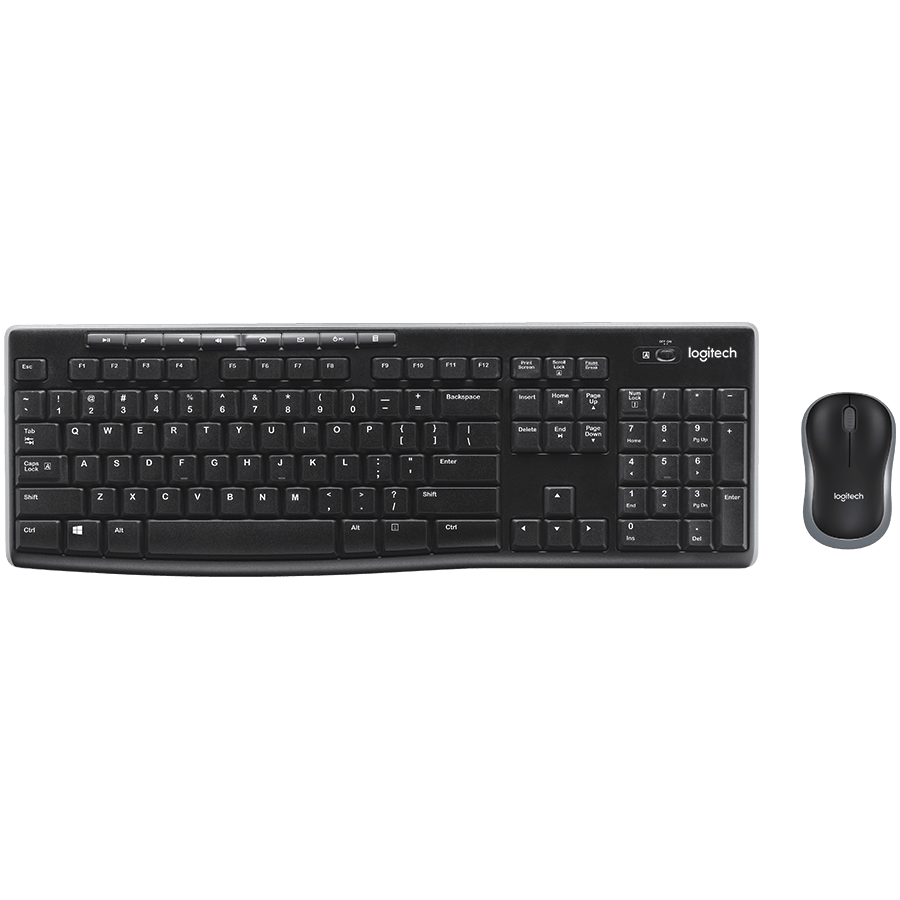 Logitech MK270 Wireless Combo - BLACK - RUS