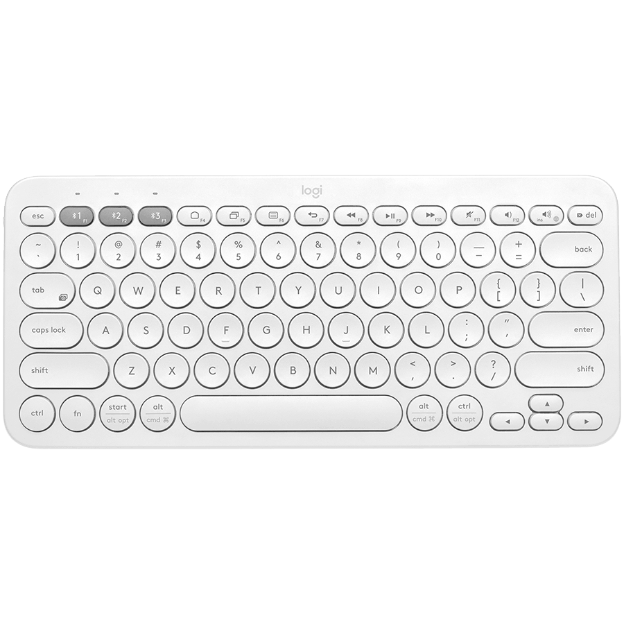 Logitech K380 Multi-Device Bluetooth Keyboard - OFF-WHITE - RUS