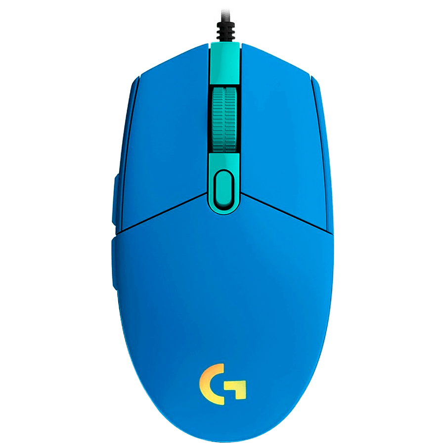 Logitech G102 LIGHTSYNC Corded Gaming Mouse - BLUE - USB - EER