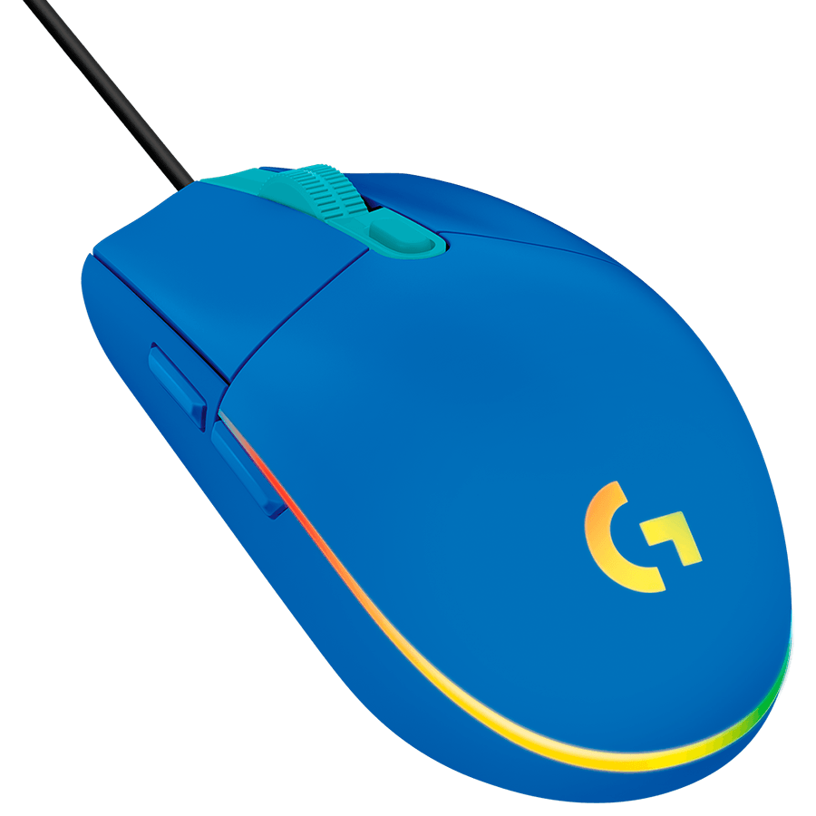 Logitech G102 LIGHTSYNC Corded Gaming Mouse - BLUE - USB - EER
