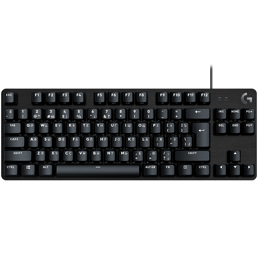 LOGITECH G413 TKL SE Corded Mechaniucal Gaming Keyboard - BLACK - RUS