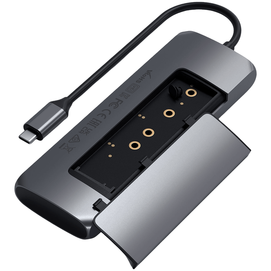 SATECHI USB-C M.2 NVMe / SATA SSD Enclosure