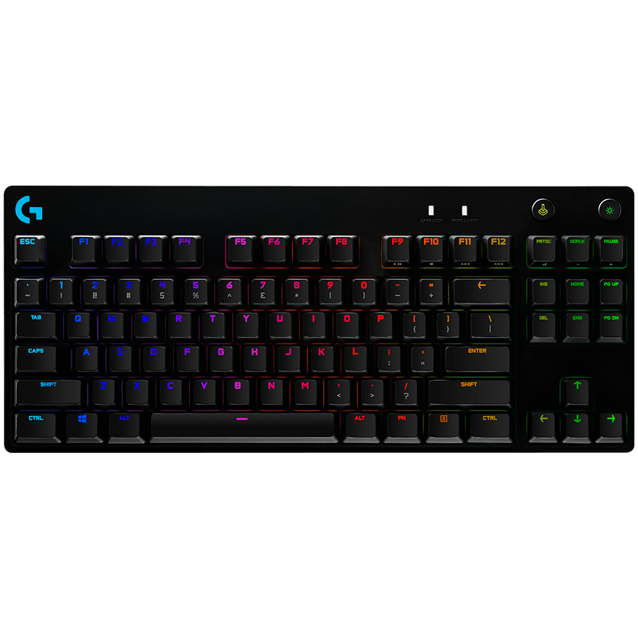 Logitech G PRO X TKL LIGHTSPEED Gaming Keyboard - BLACK - US INT'L - 2.4GHZ/BT - EMEA28-935 - TACTILE
