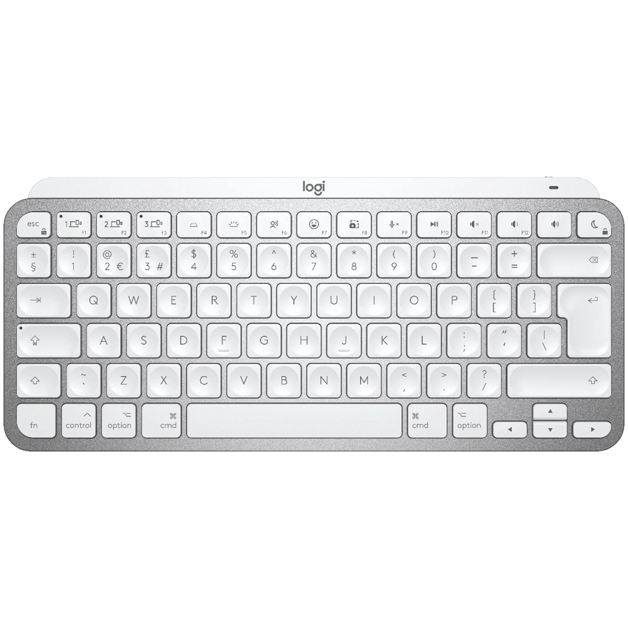 Logitech MX Keys Mini For MAC Bluetooth Illuminated Keyboard - PALE GREY - US INT'L