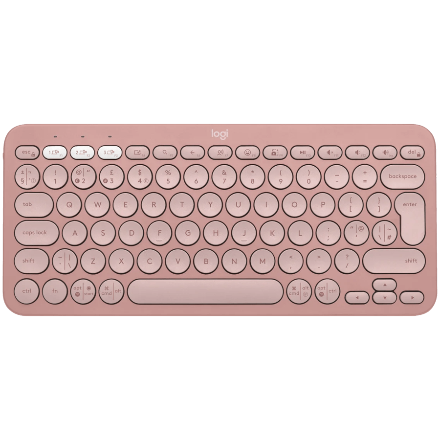 Logitech Pebble Keys 2 K380s - TONAL ROSE - US INT'L - BT - INTNL-973 - UNIVERSAL