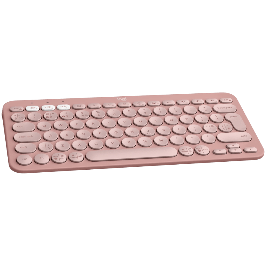 Logitech Pebble Keys 2 K380s - TONAL ROSE - US INT'L - BT - INTNL-973 - UNIVERSAL