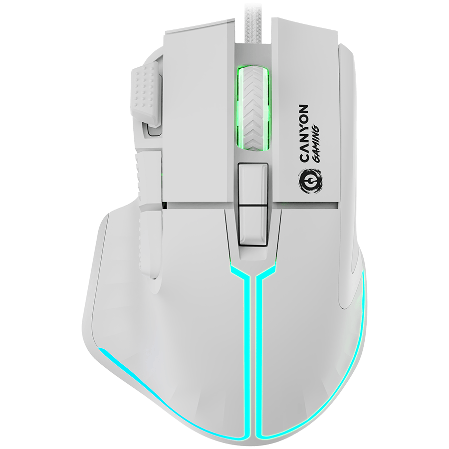 CANYON mouse Fortnax GM-636 RGB 9buttons Wired White