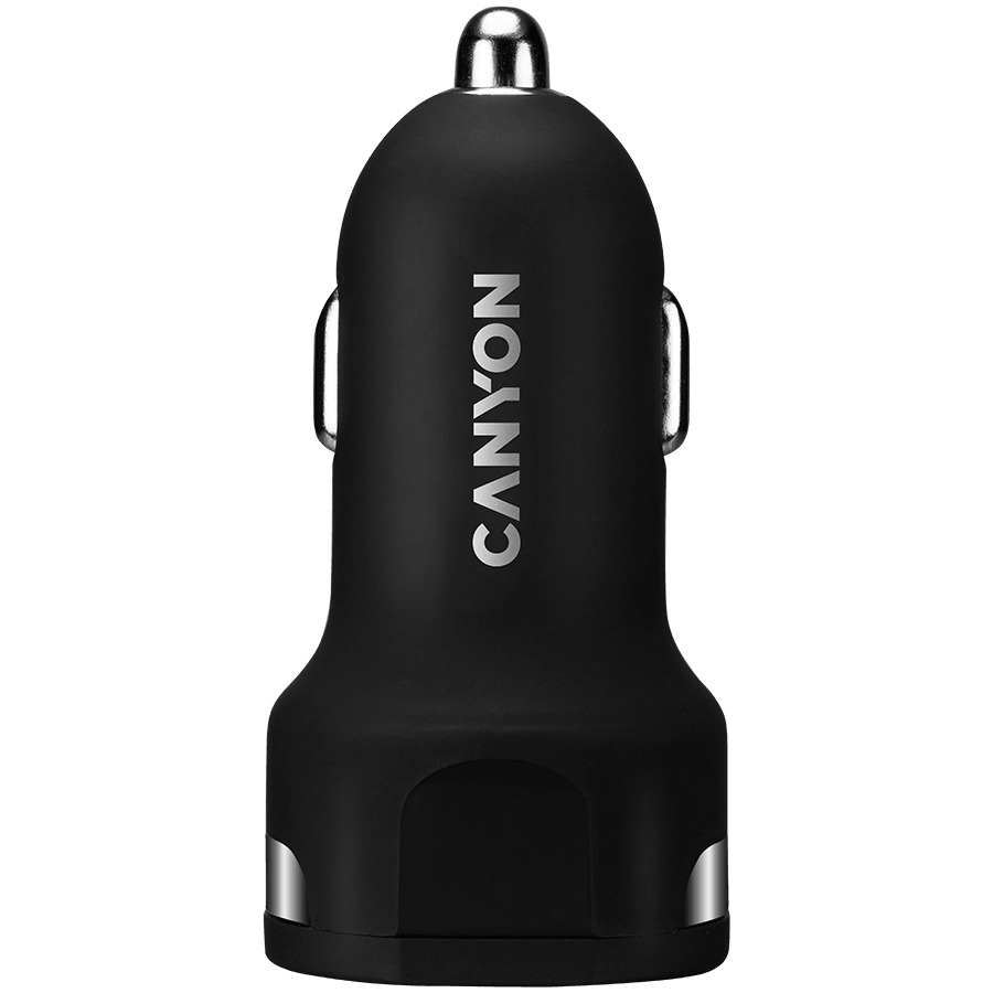 CANYON car charger C-04 2.4A/2USB-A Black