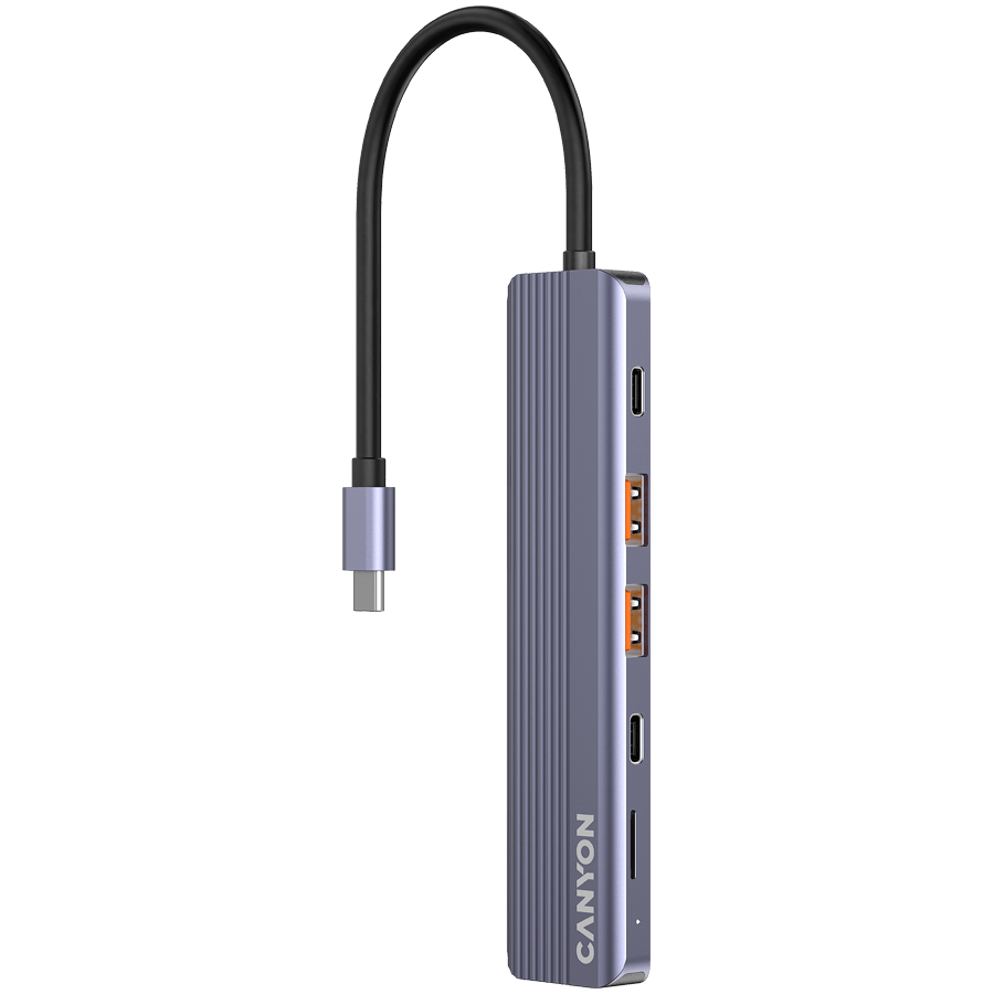 CANYON hub DS-17 6in1 4k USB-C Grey