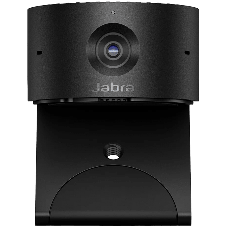 Jabra PanaCast 20, Premium AI-powered 4K Ultra HD video quality, AI-driven Intelligent Zoom, Intelligent Lighting Optimization, P-n-P, Powerful on-board AI processor, Integrated privacy cover, Clips to any monitor, with protective case, Plug&Play