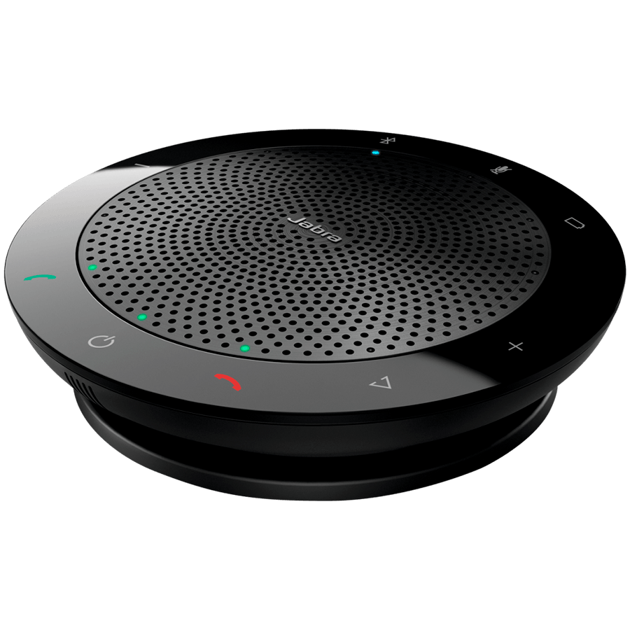 Jabra SPEAK 510 Speakerphone for UC & BT, USB Conference solution, 360-degree-microphone, Plug&Play, mute and volume button, Wideband, Bluetooth (up to 100 meters) .Version B: incl. Smart Button activated via JABRA Direct