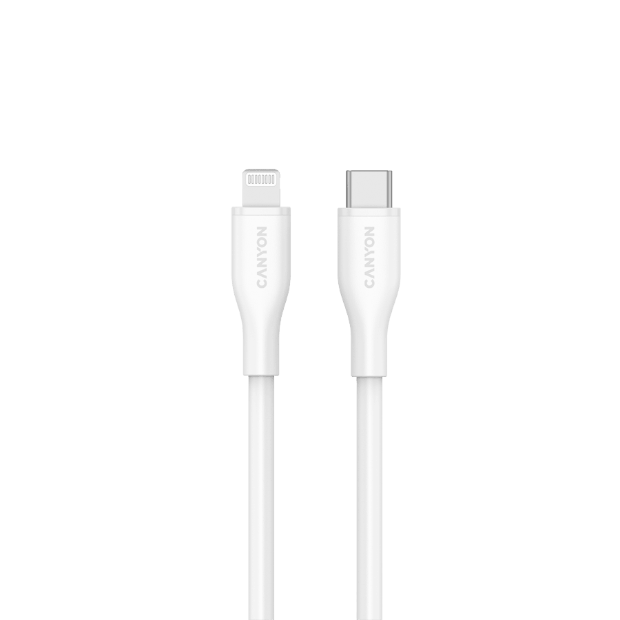 CANYON cable CLNM60 C-L 60W MFI 1m Silicon White