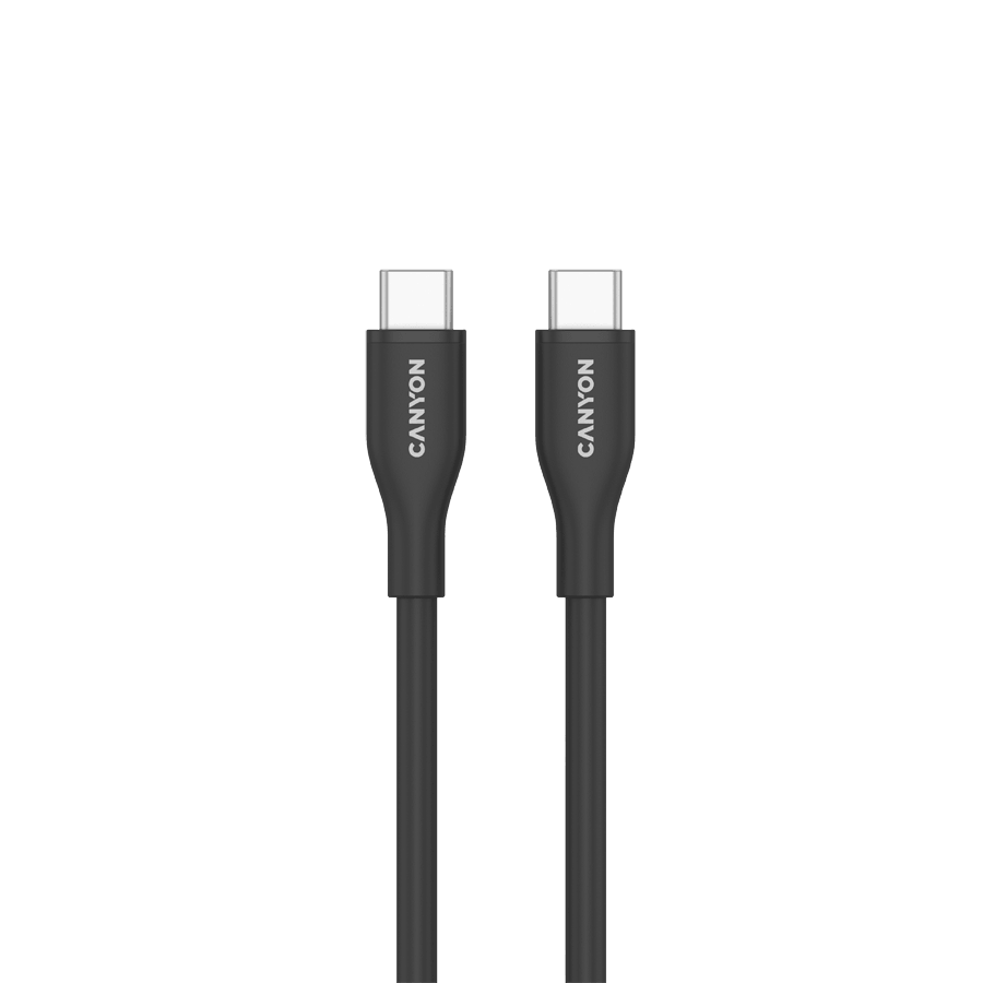 CANYON cable CC60SC10 C-C 60W 1m Silicon Black