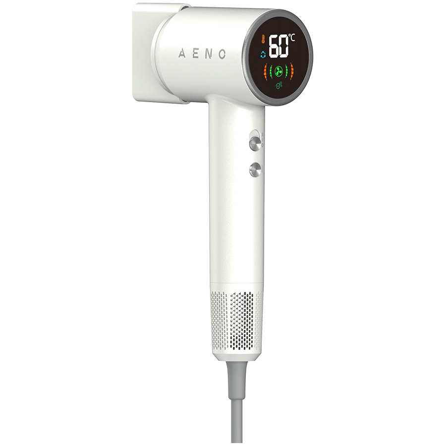 AENO High Speed Hair Dryer, 220V-240V~50-60Hz, 1500W, Ionizer, LCD, 6+circulation mode, 110000RPM, less than 75dB