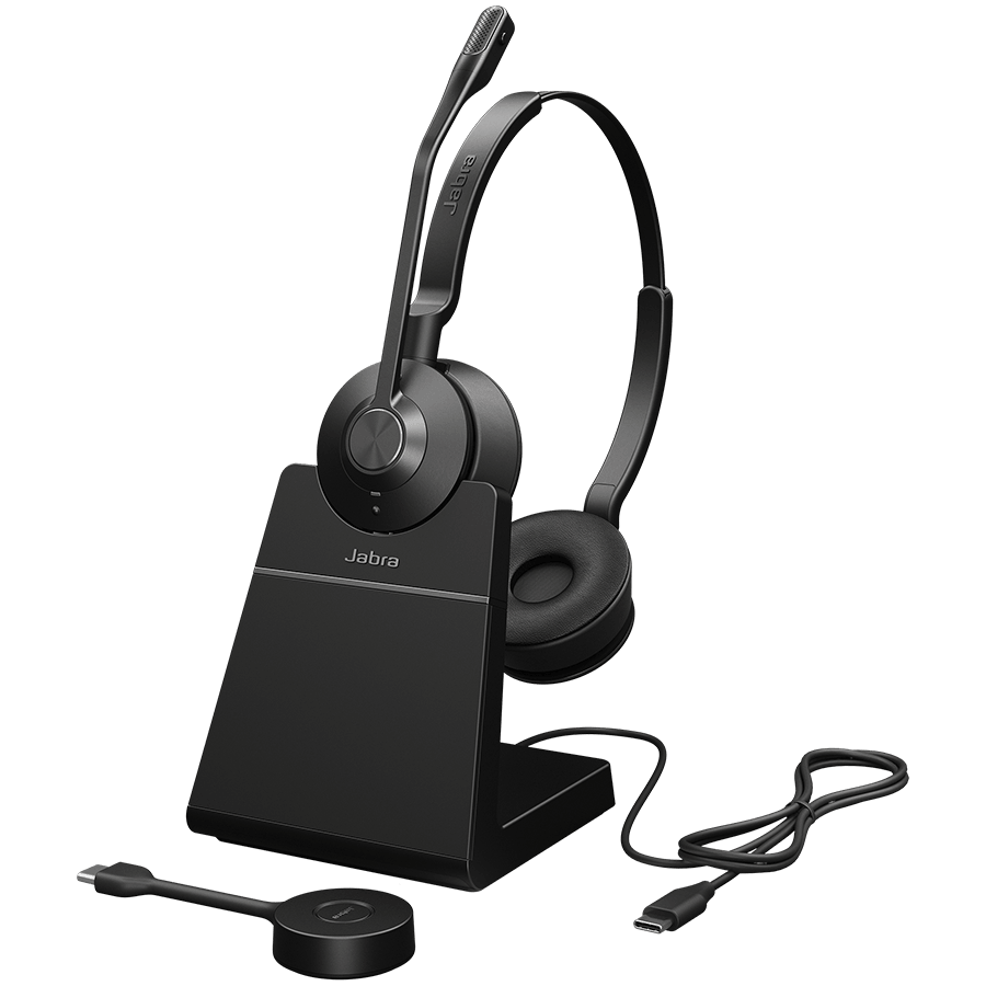 Jabra Engage 55, Ster. USB-C, UC, Stand, EM/AP