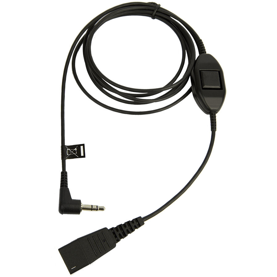 Jabra QD cord with mute function
