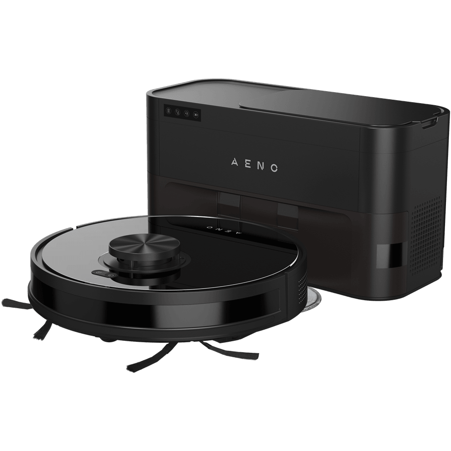 AENO Robot Cleaner w/Dust Collector, black, 2in1 and dust tank, 4000pa, 3200mAh battery