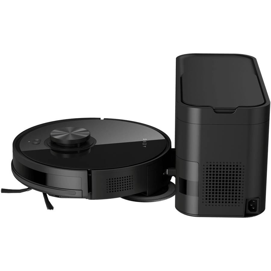 AENO Robot Cleaner w/Dust Collector, black, 2in1 and dust tank, 4000pa, 3200mAh battery