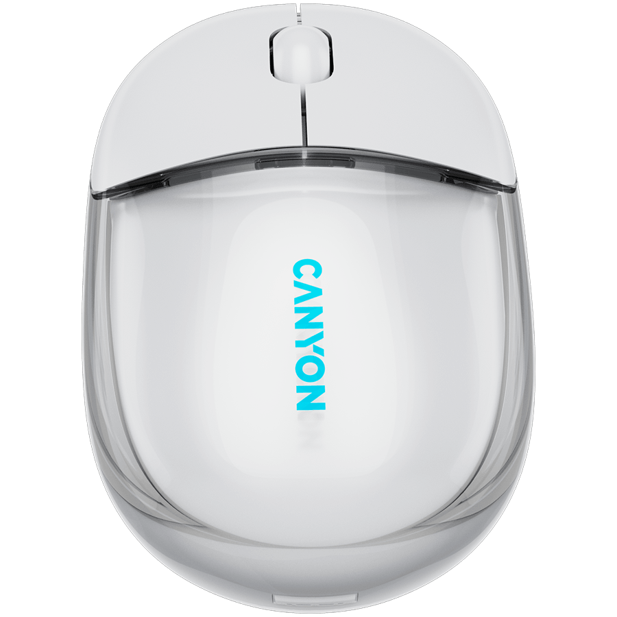 CANYON mouse OnClick 24 BT/ Wireless Transparent/White