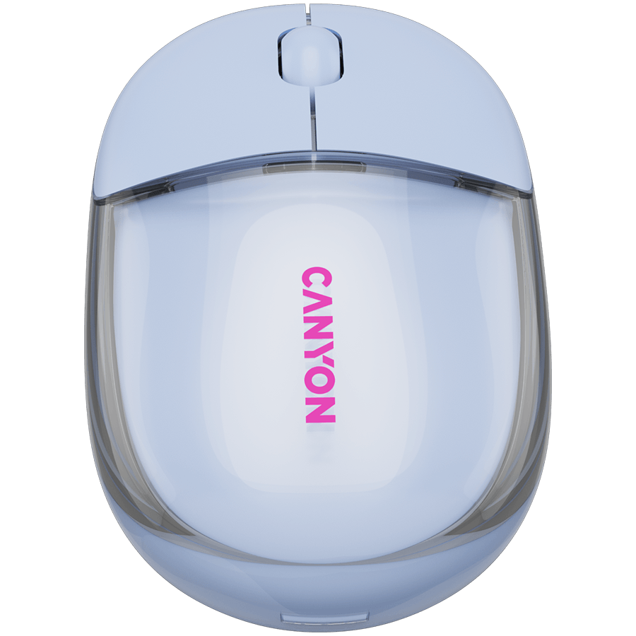 CANYON mouse OnClick 24 BT/ Wireless Transparent/Blue