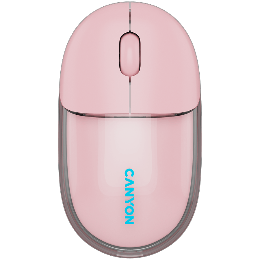 CANYON mouse OnClick 24 BT/ Wireless Transparent/Pink