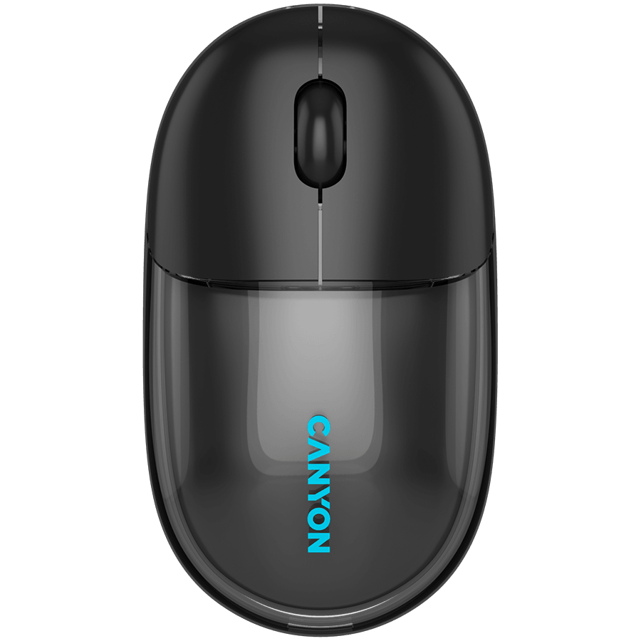 CANYON mouse OnClick 24 BT/ Wireless Transparent/Black