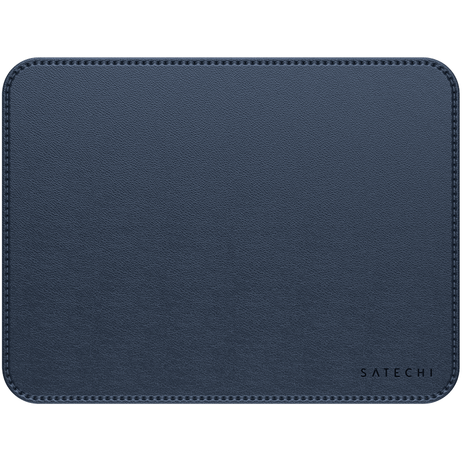 SATECHI Vegan-Leather Premium Mouse Pad (Blue)