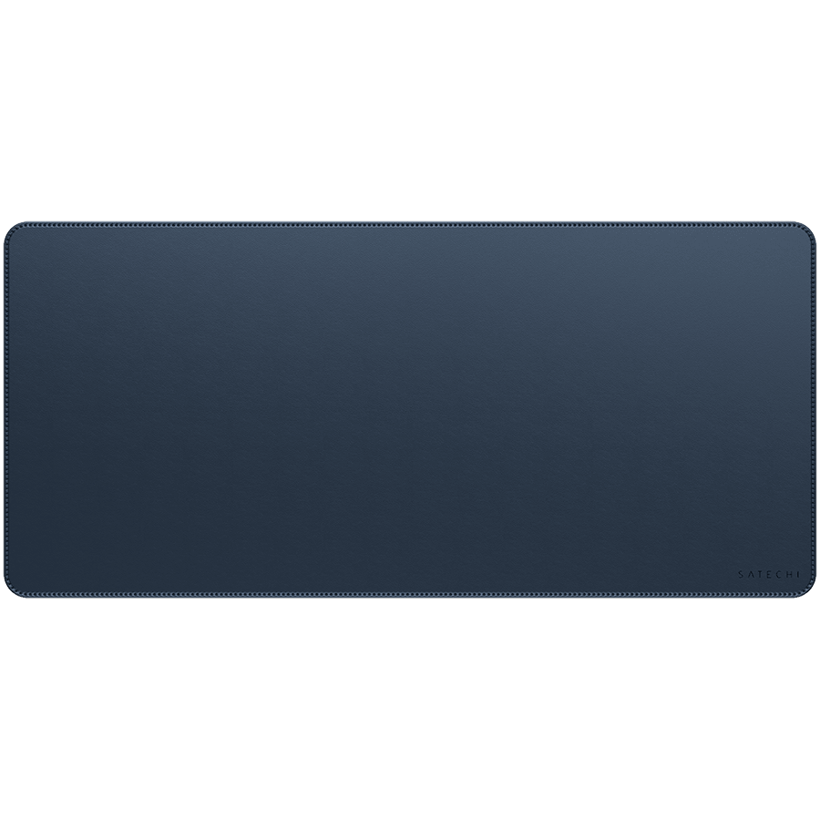 SATECHI Vegan-Leather Premium Desk Mat (Blue)