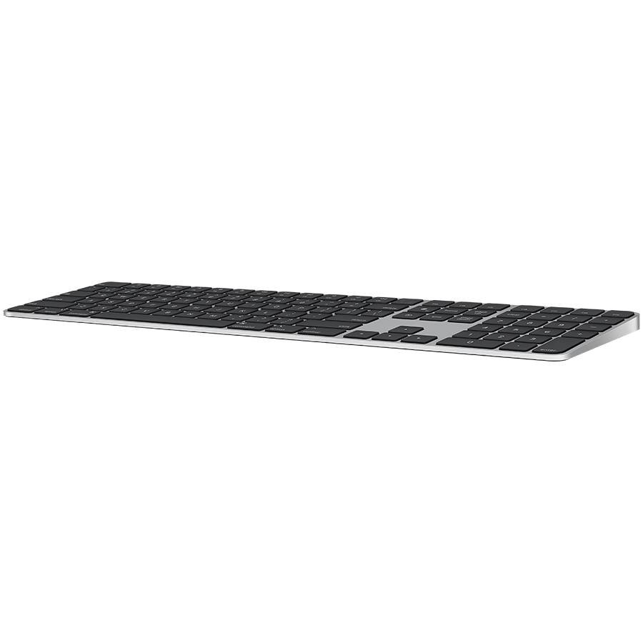 Magic Keyboard with Touch ID and Numeric Keypad for Mac models with Apple silicon - Black Keys - Russian