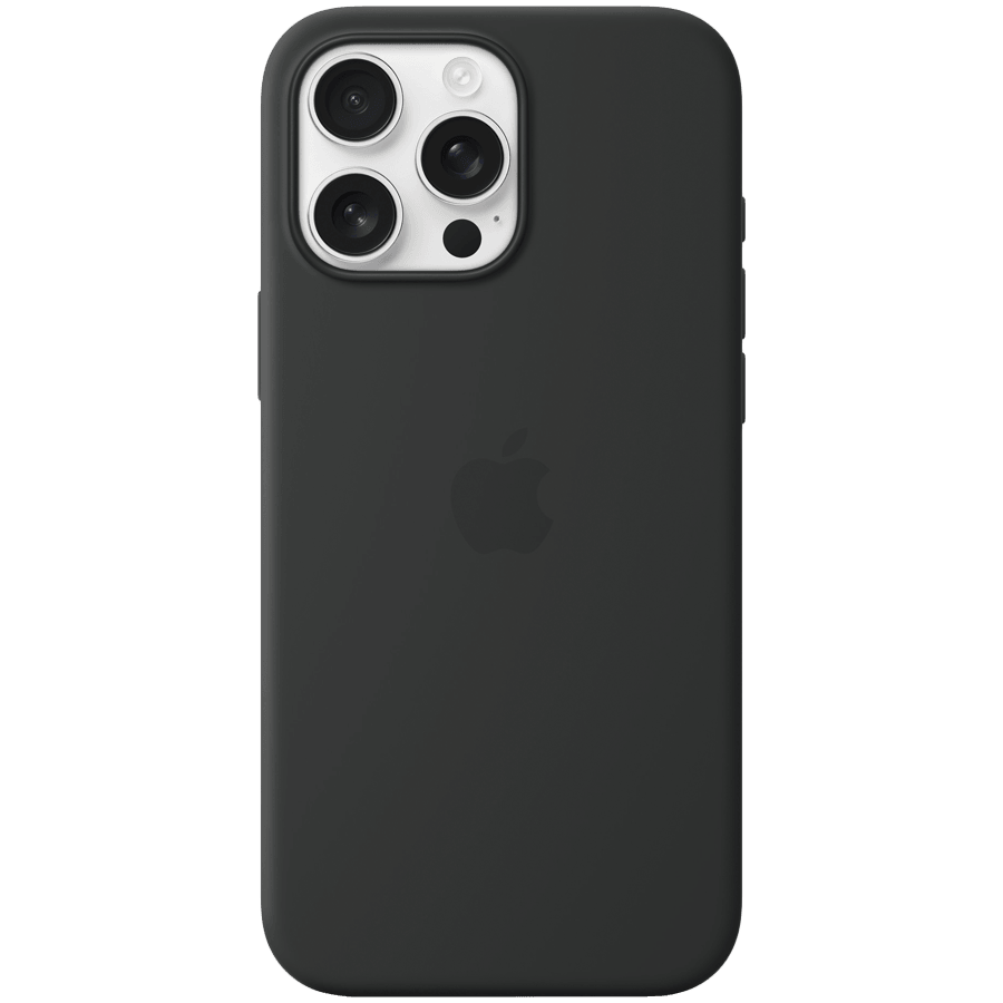 Apple iPhone 16 Pro Max Silicone Case with MagSafe - Black