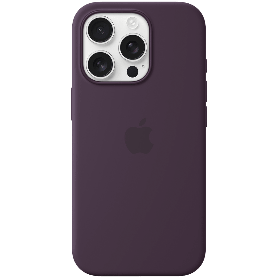 Apple iPhone 16 Pro Silicone Case with MagSafe - Plum