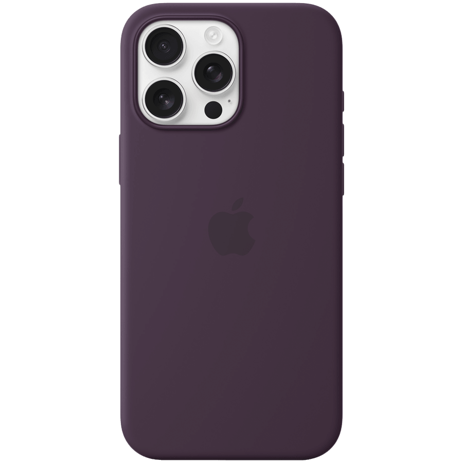 Apple iPhone 16 Pro Max Silicone Case with MagSafe - Plum