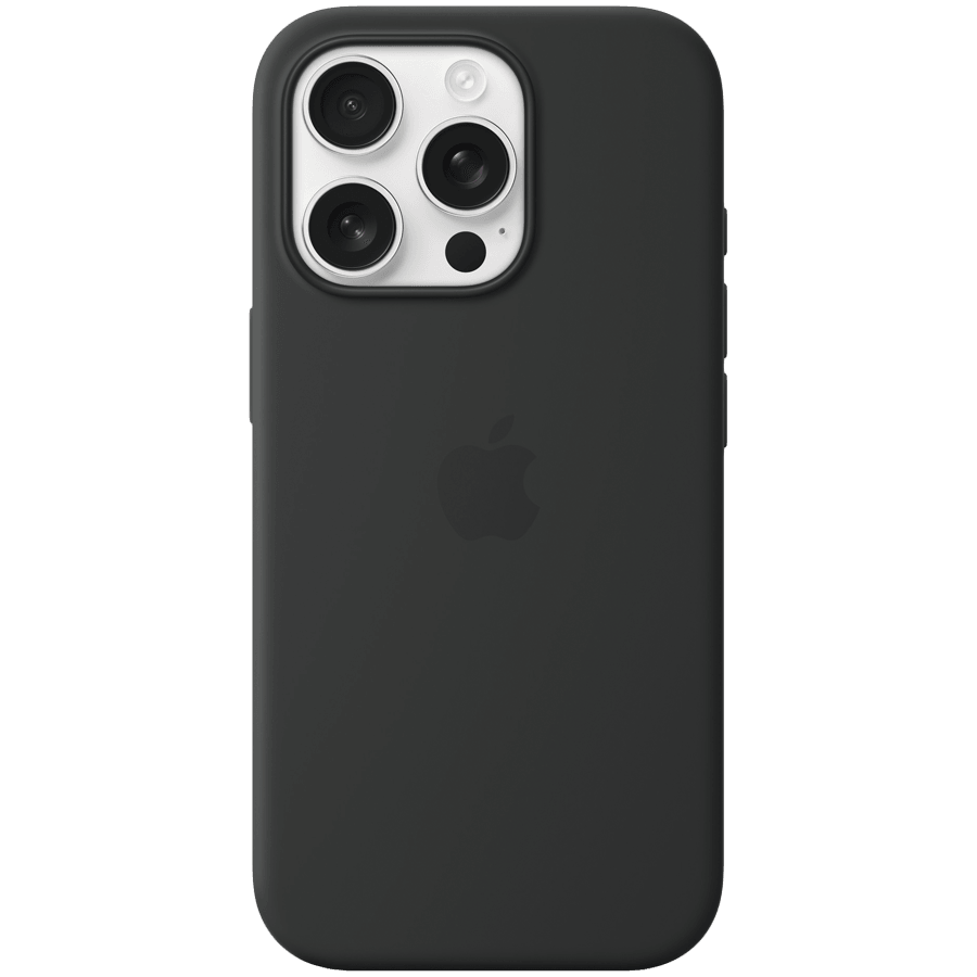 Apple iPhone 16 Pro Silicone Case with MagSafe - Black