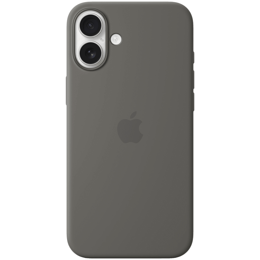Apple iPhone 16 Plus Silicone Case with MagSafe - Stone Gray