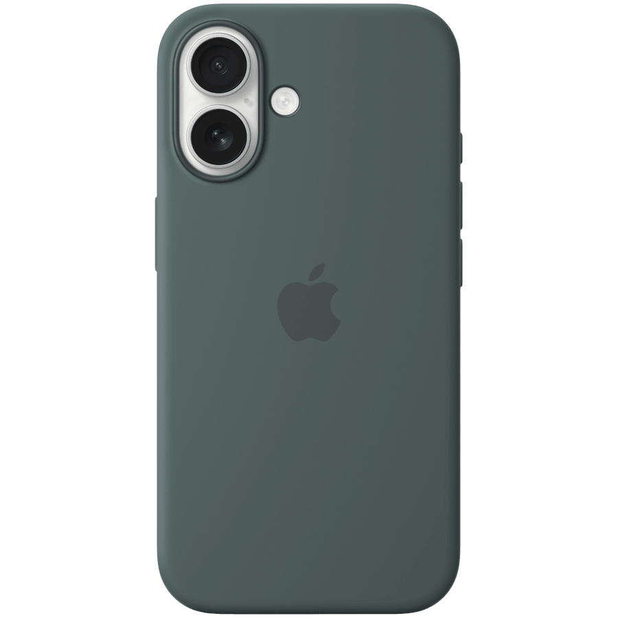 Apple iPhone 16 Silicone Case with MagSafe - Lake Green