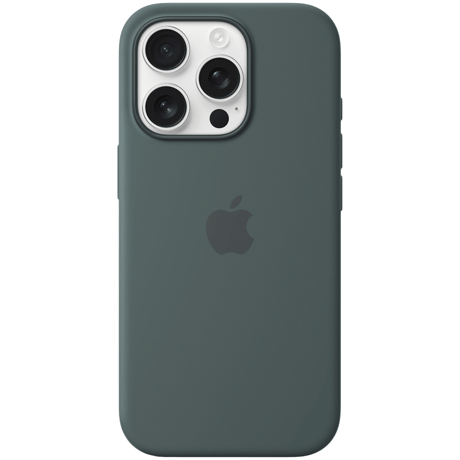 Apple iPhone 16 Pro Silicone Case with MagSafe - Lake Green