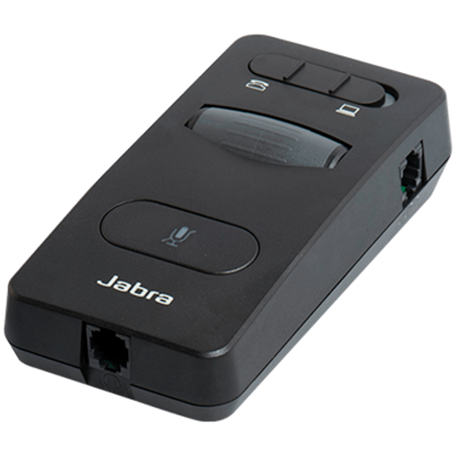 Jabra LINK 860 Amplifier, send and receive amplifier, mute function, volume button, for PC and deskphone, compliance of european noise regulations, audio streaming to allow call recording, agent greeting and transcriptions
