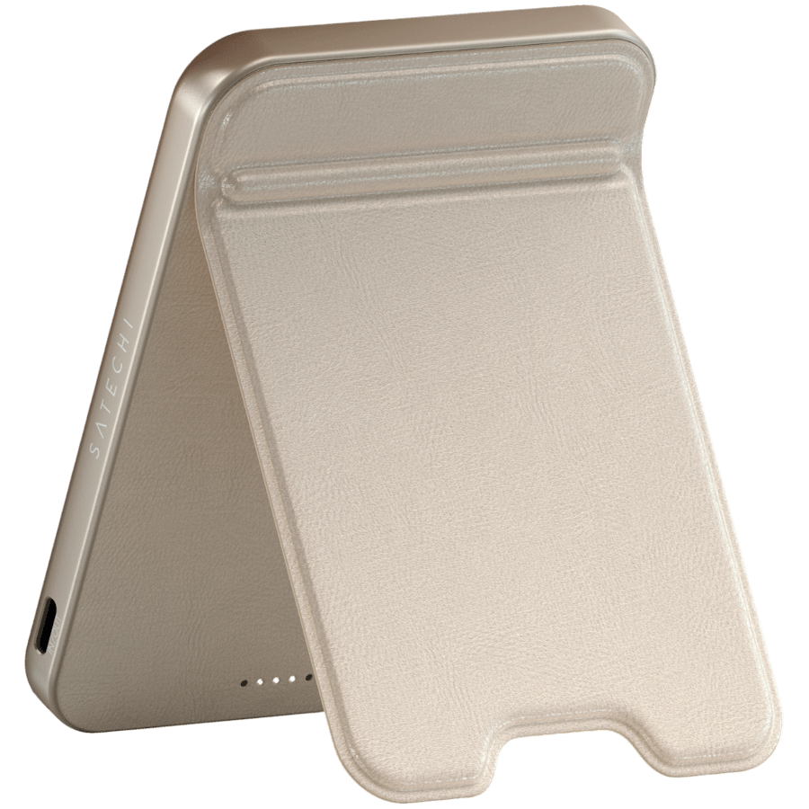 SATECHI Qi2 5K Magnetic Power Bank with Stand (Sand)
