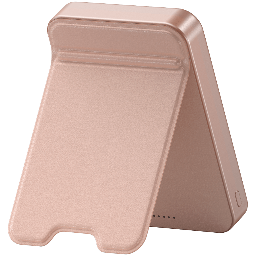 SATECHI Qi2 10K Magnetic Power Bank with Stand (Desert Rose)
