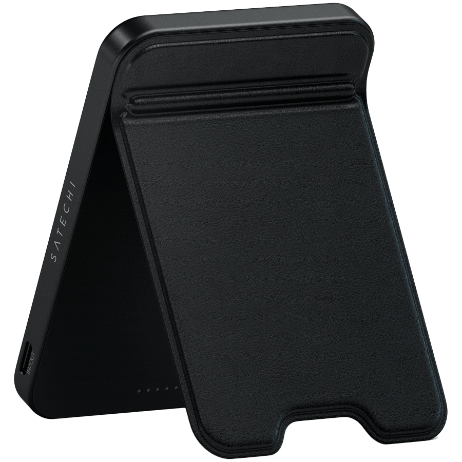 SATECHI Qi2 5K Magnetic Power Bank with Stand (Black)