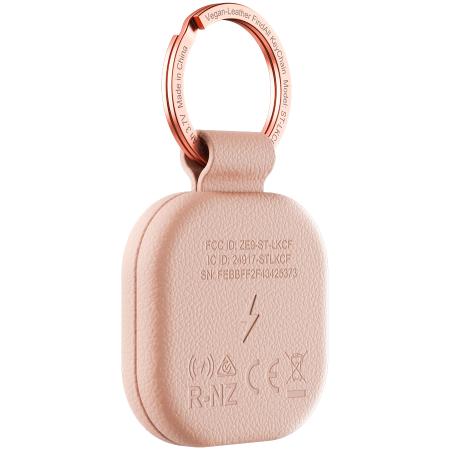 SATECHI Vegan-leather Findall Keychain (Desert Rose)