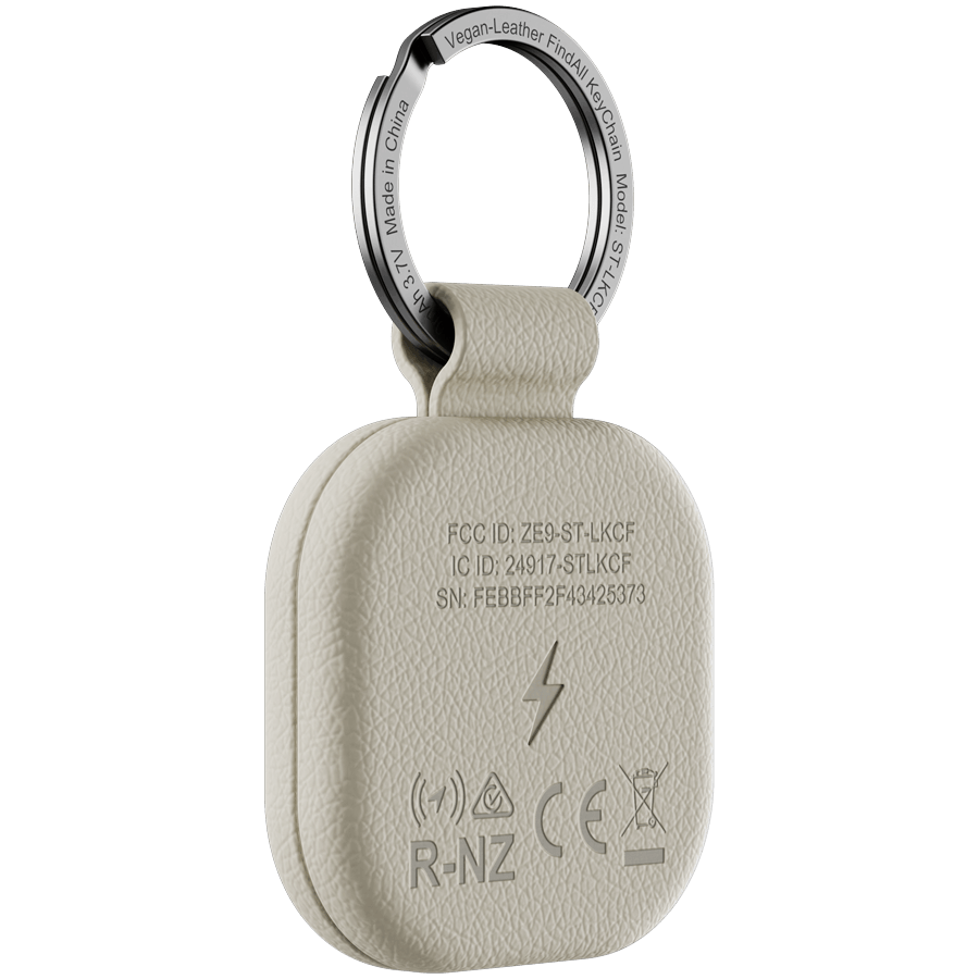 SATECHI Vegan-leather Findall Keychain (Sand)