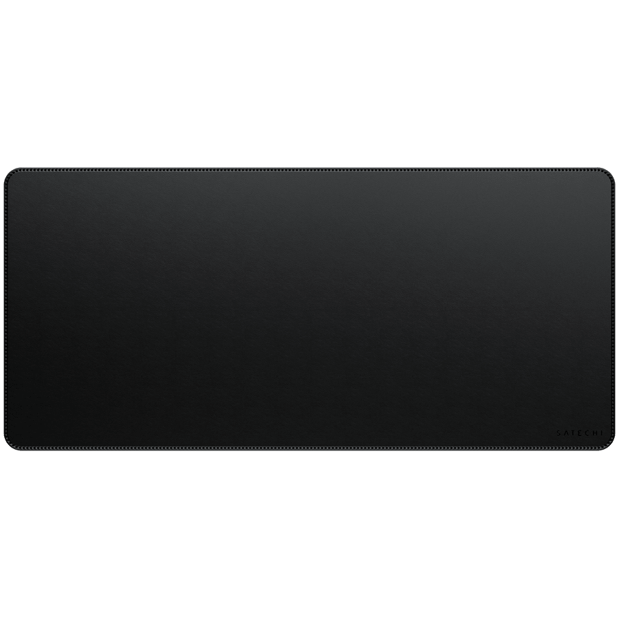 SATECHI Vegan-Leather Premium Desk Mat (Black)