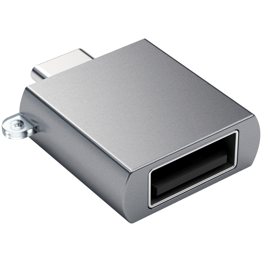 SATECHI Aluminum Type-C to USB 3.0 Adapter Space Gray