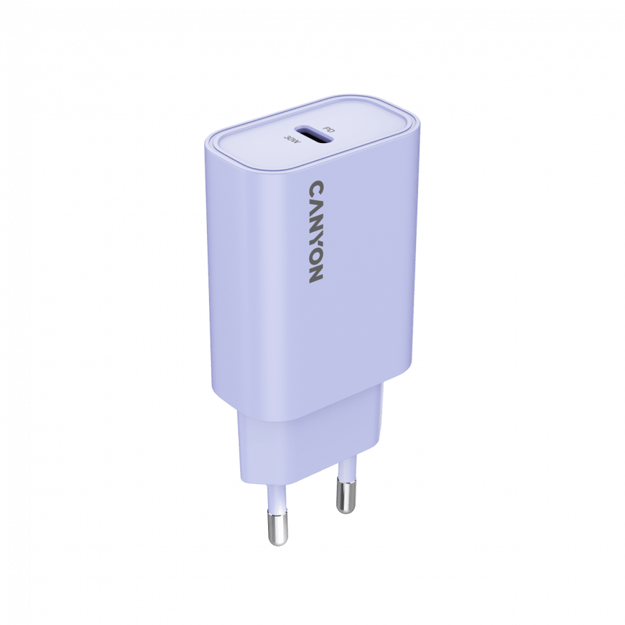 CANYON charger OnCharge 30CL Max Power 30W 1xPD EU Purple