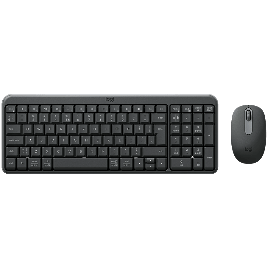 Logitech MK250 Compact Bluetooth Wireless Combo-GRAPHITE-RUS-2.4GHZ/BT-INTNL-973
