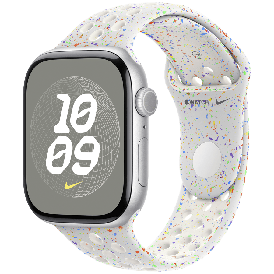 Apple 46mm Pure Platinum Nike Sport Band - S/M