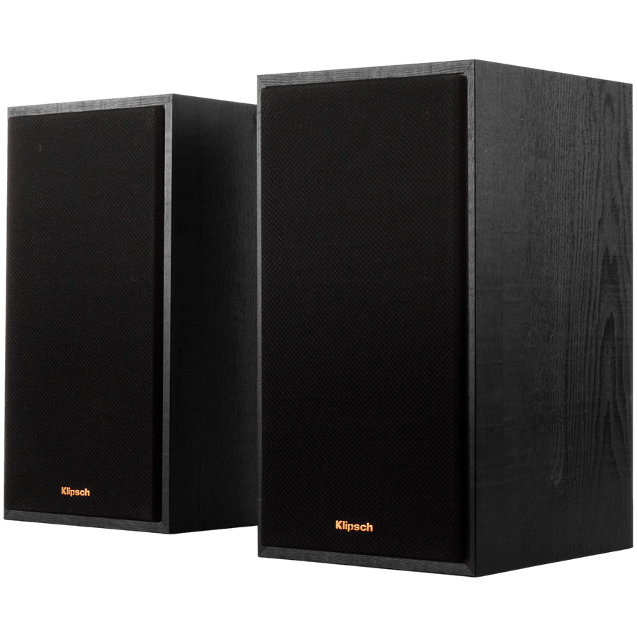 Klipsch Reference R-51PM Powered Bookshelf Speakers, Black, Pair