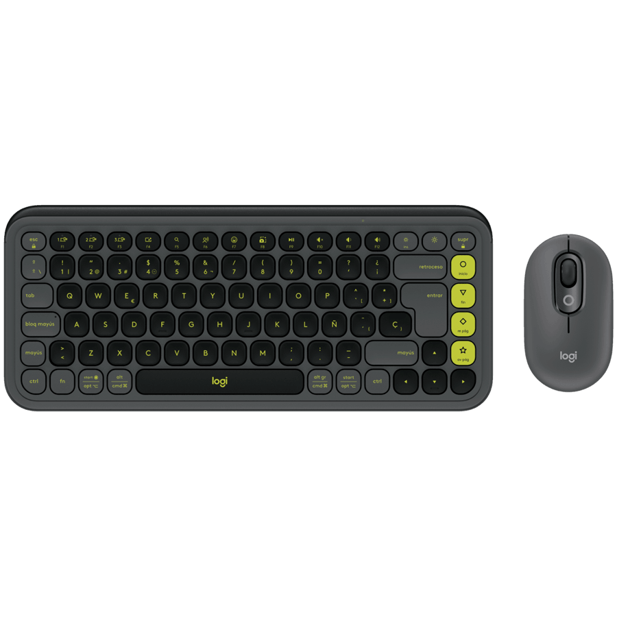 Logitech POP ICON COMBO - GRAPHITE - US INT'L - BT - INTNL-973